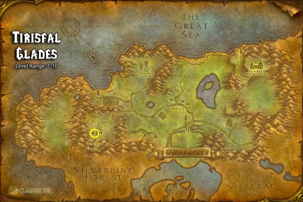 season of discovery penance priest rune undead map location