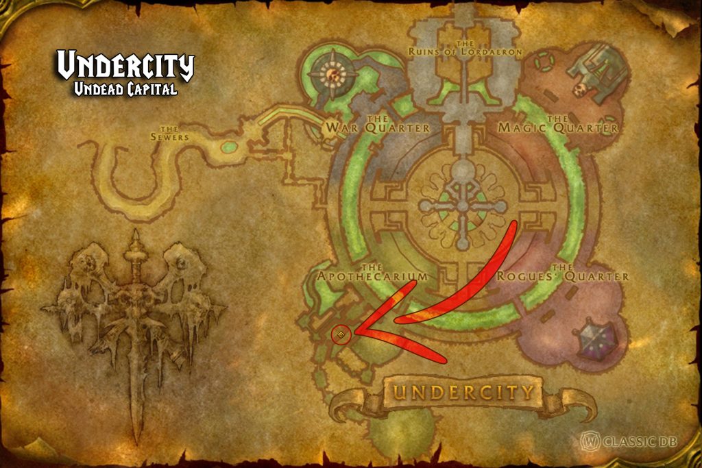 where to find warrior devastate horde undercity