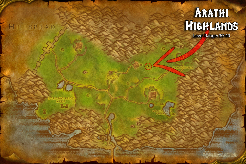 how to find all class runes from dark riders quest arathi highlands dark rider location updated