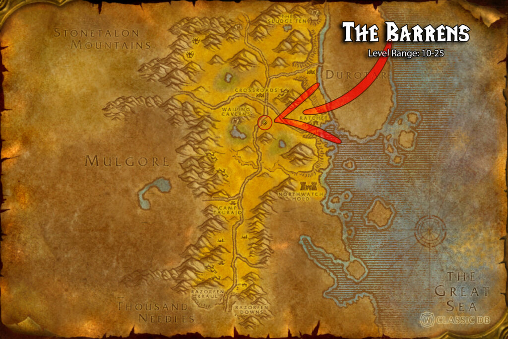 how to find all class runes from dark riders quest the barrens dark rider location