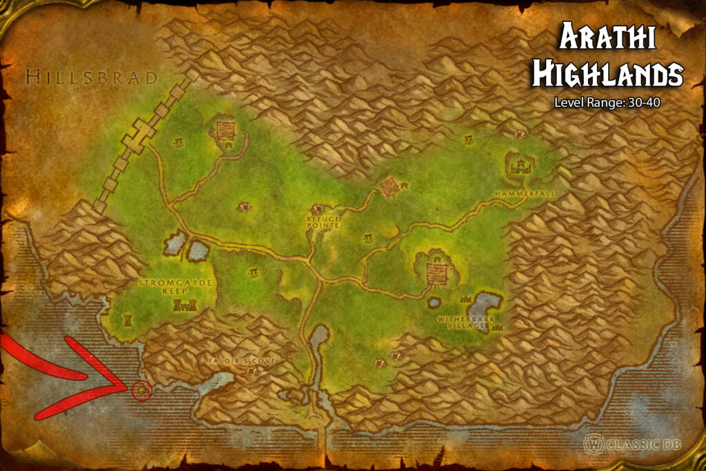 how to find blood surge rune in arathi highlands 2