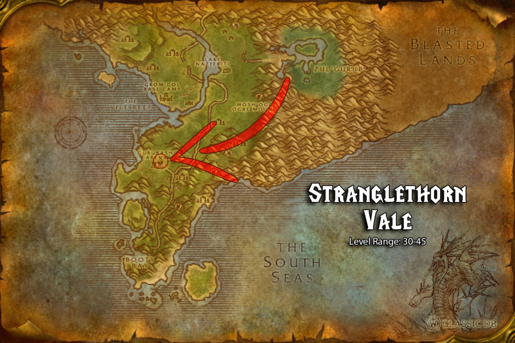 how to find dance of the wicked rune in stranglethorn vale