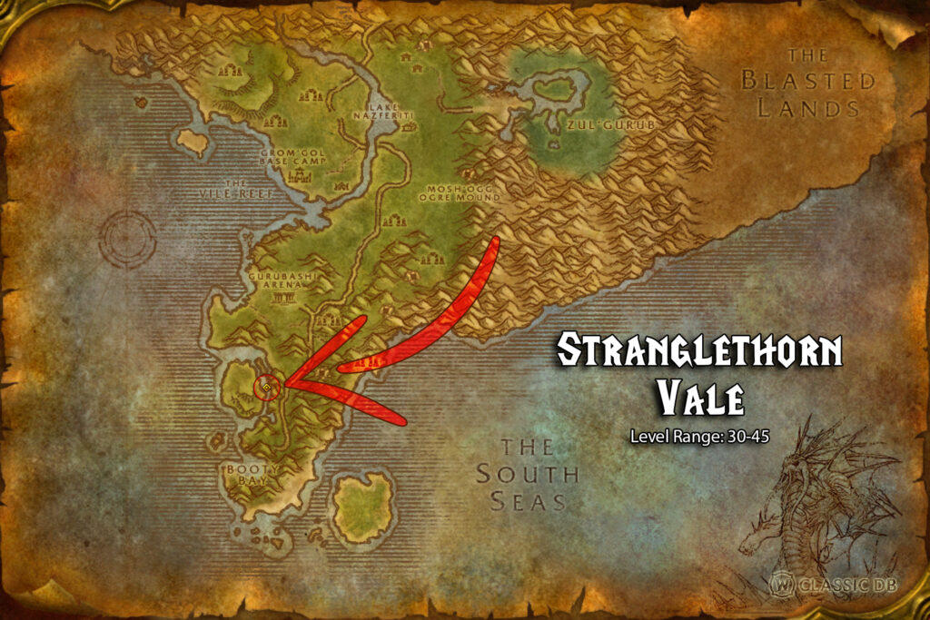 how to find dispersion rune in stranglethorn vale