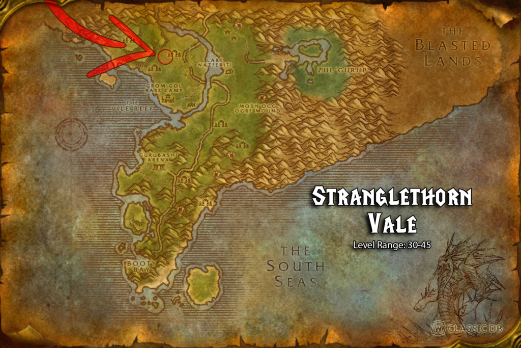how to find dual wield specialization rune in stranglethorn vale