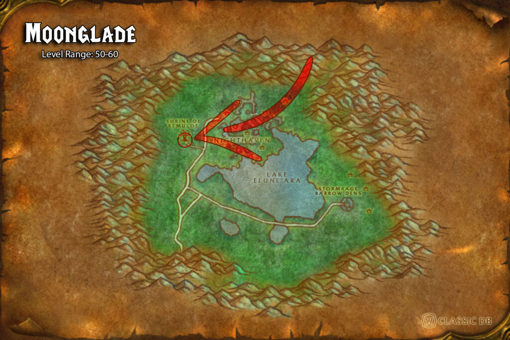 how to find fire nova rune moonglade step 6