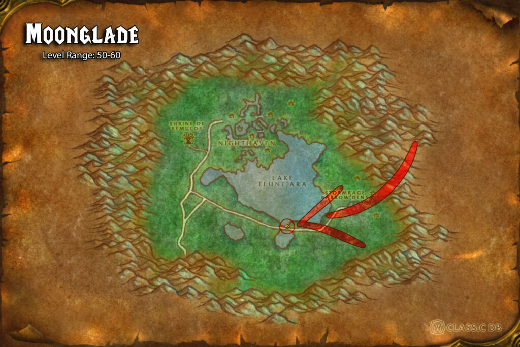 how to find fire nova rune moonglade step 7