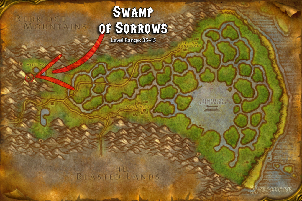 how to find nourish rune in swamp of sorrows spring sapling