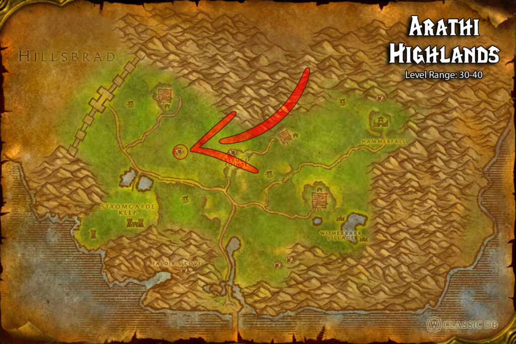 how to find power surge rune in arathi highlands