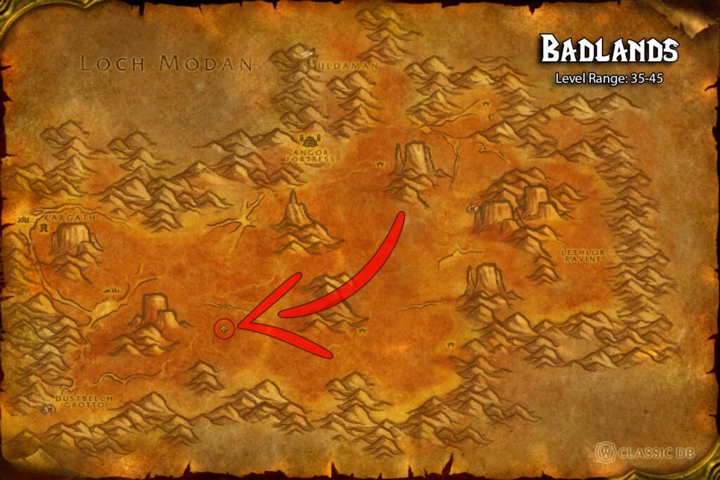 how to find rallying cry rune in badlands