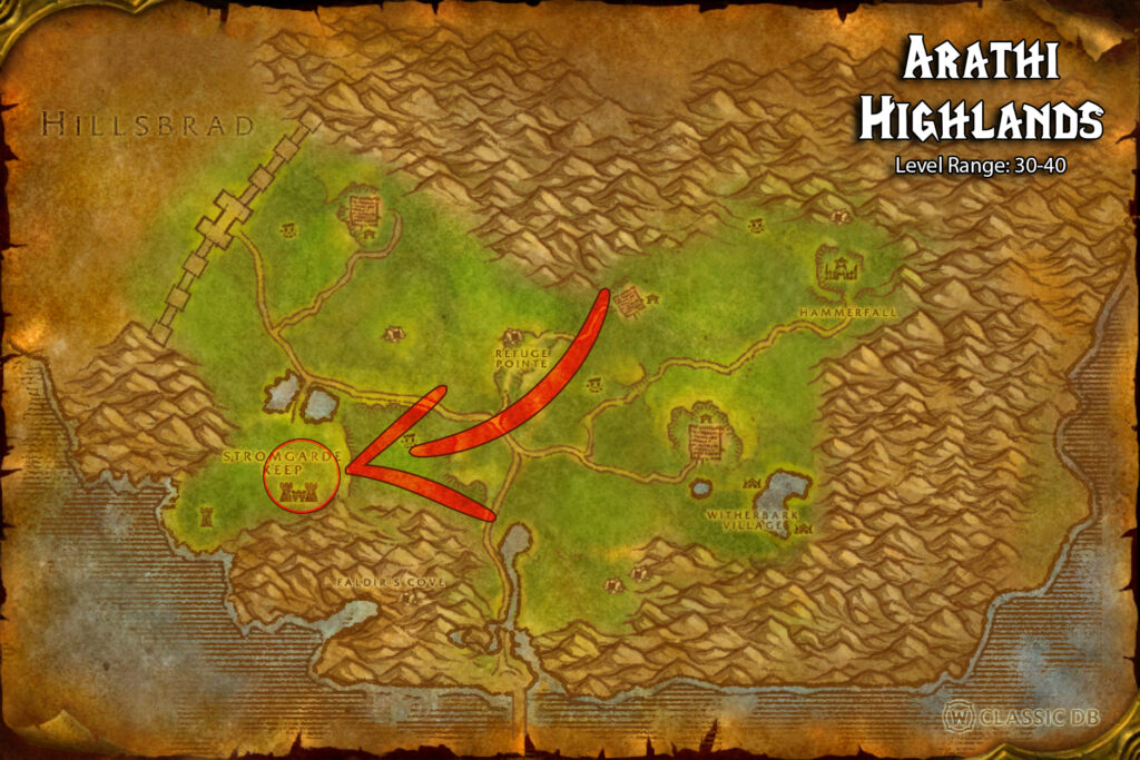 how to find invocation rune in arathi highlands