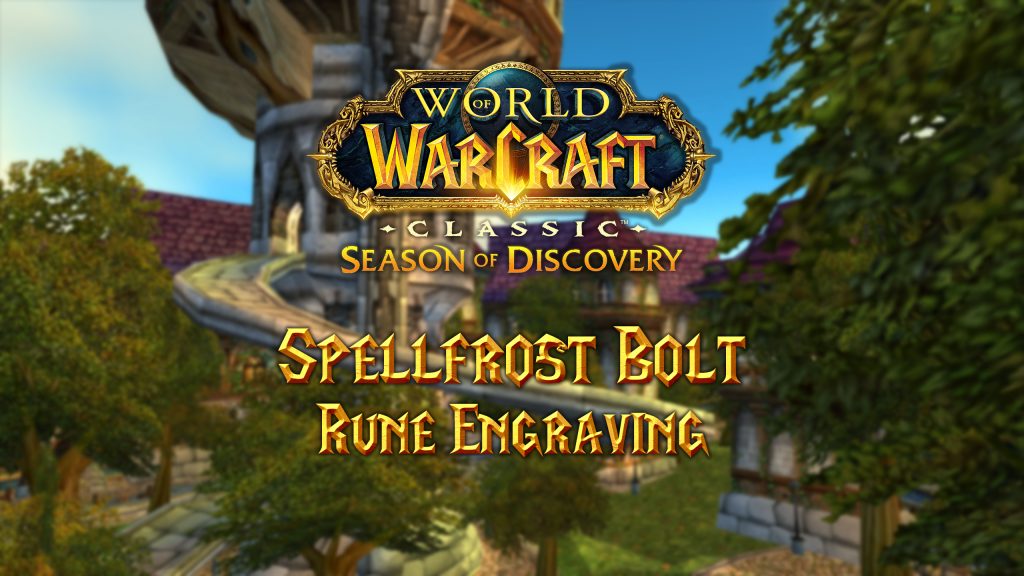 Where to Find the Spellfrost Bolt Rune in Season of Discovery (SoD)