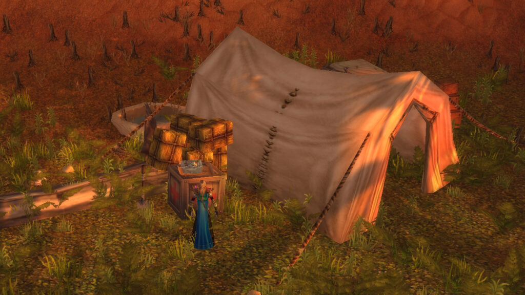 SoD Sleeping Bag Quest Stonetalon Mountains Camp Locaiton