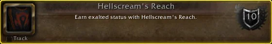 hellscreams reach reputation achievement