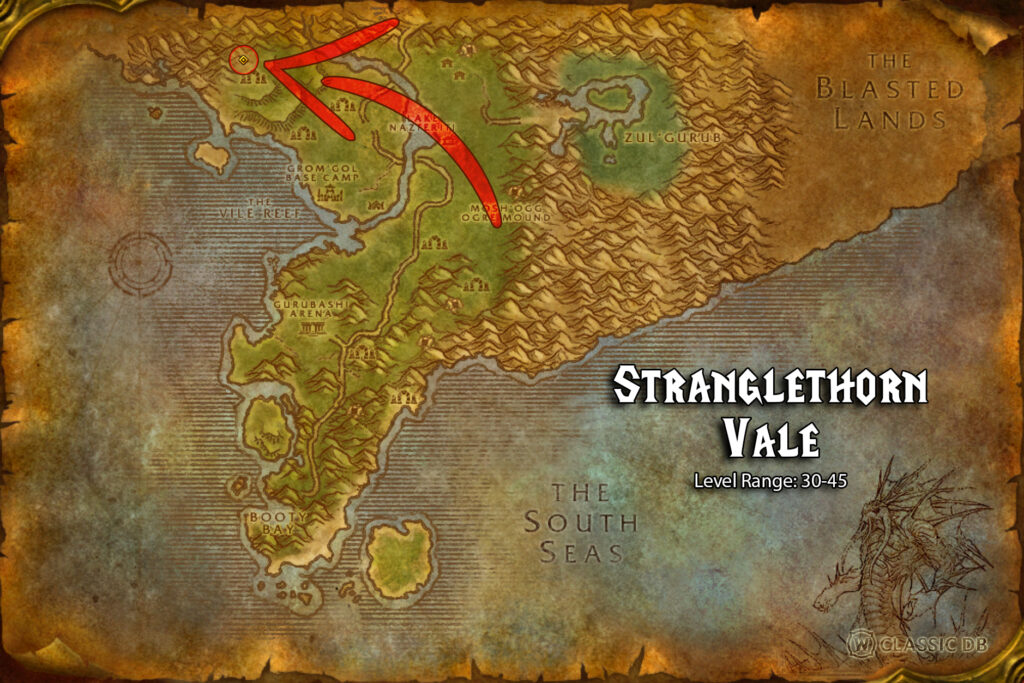 how to find dispersion rune stranglethorn vale 2