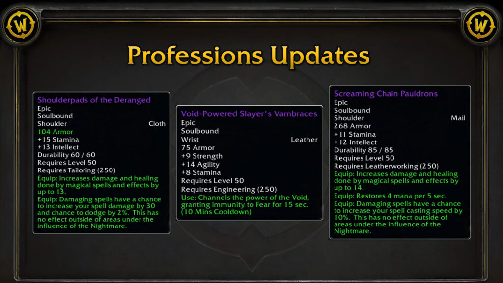 phase 3 profession items preview