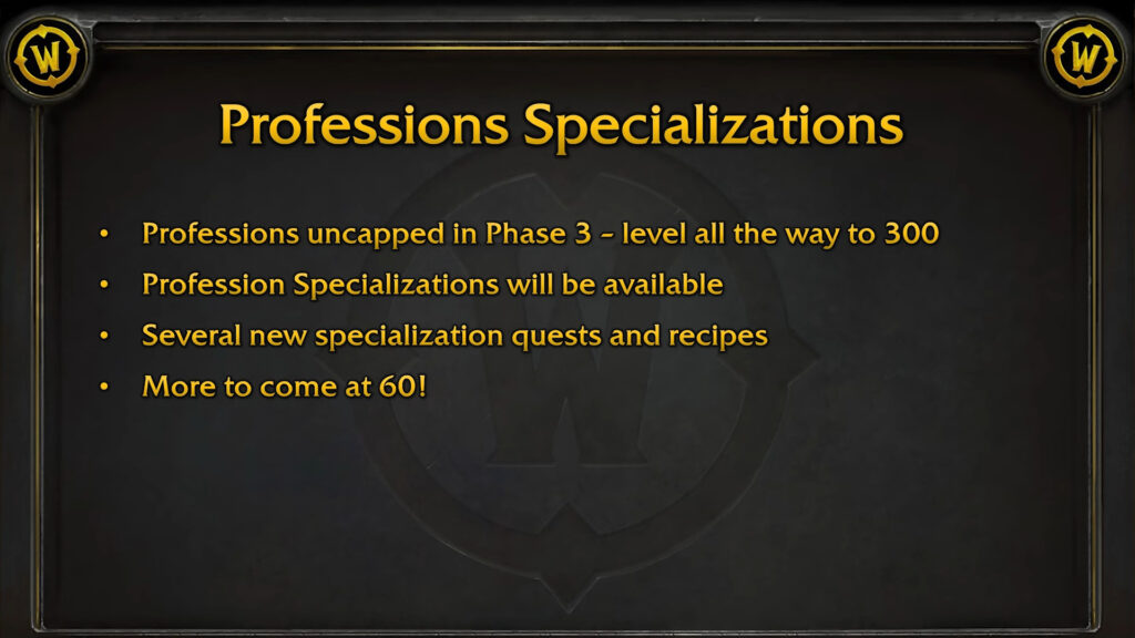 phase 3 profession specializations preview