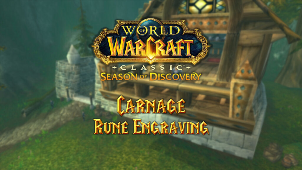 Where to Find the Carnage Rune in Season of Discovery (SoD)