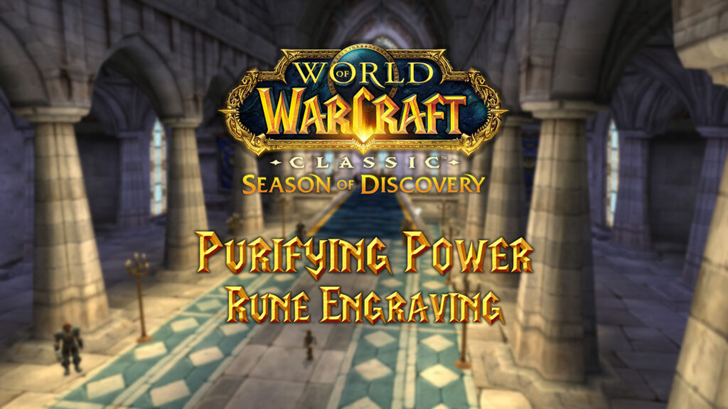 Where to Find the Purifying Power Rune in Season of Discovery (SoD)