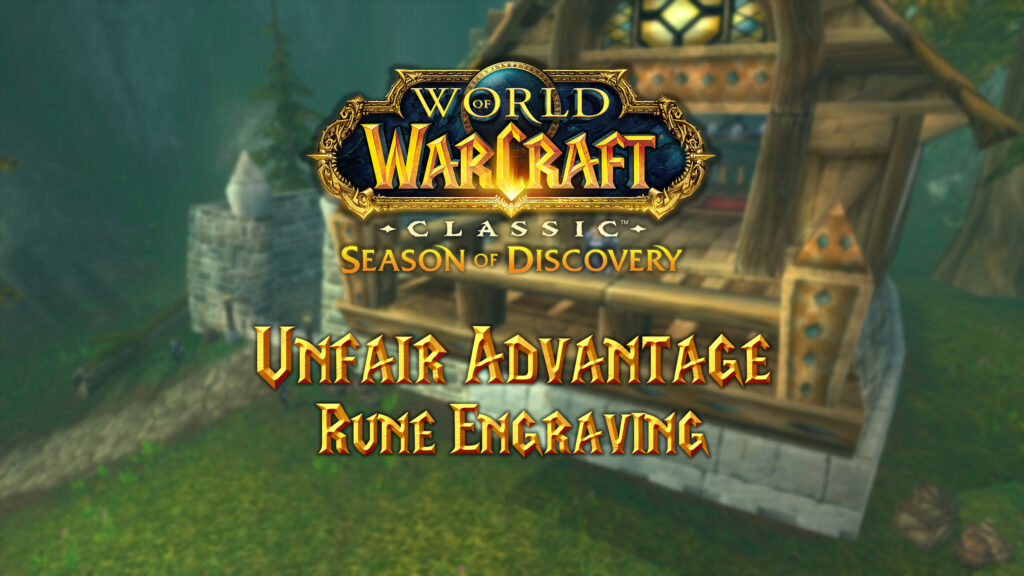 Where to Find the Unfair Advantage Rune in Season of Discovery (SoD)