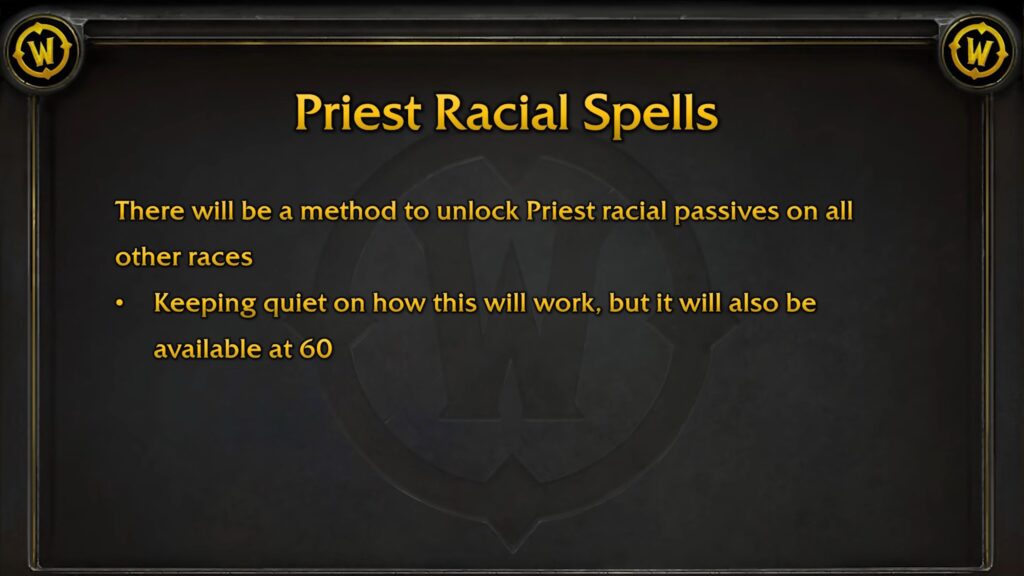 sod phase 4 priest racial changes