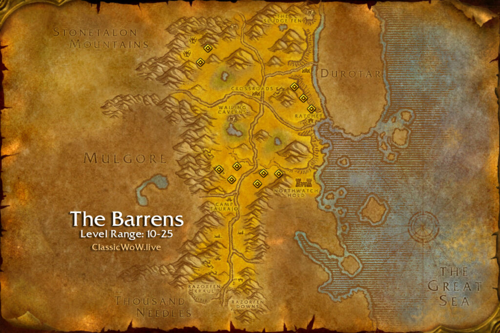 barrens fel slivers