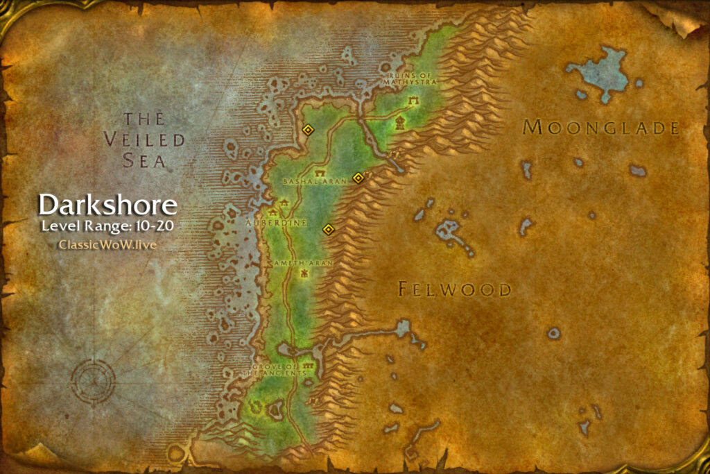 darkshore fel slivers season of discovery phase p3 1