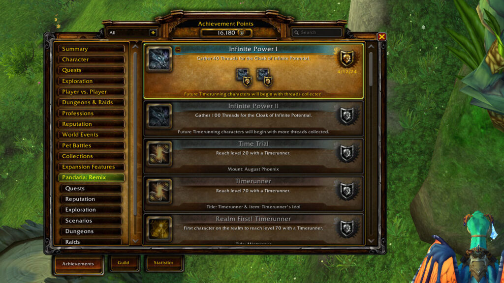 pandaria remix achievements