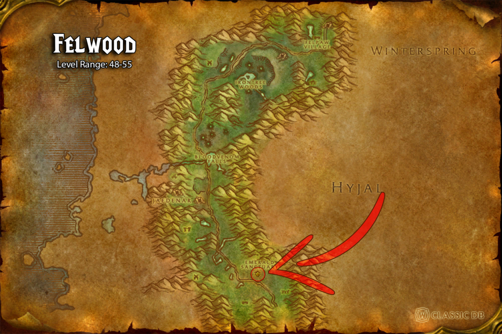 season of discovery phase 3 shadowtooth emissary location the wild gods questline