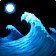 tidal waves icon