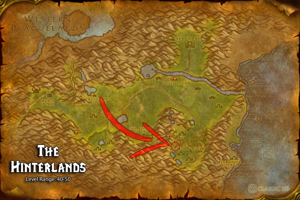 where to eye of the void rune 4 glowing eye the hinterlands