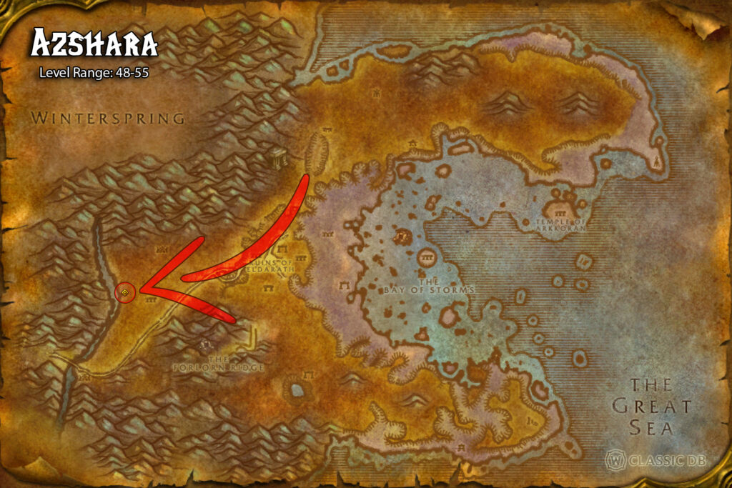 where to find elunes fire rune in azshara 2