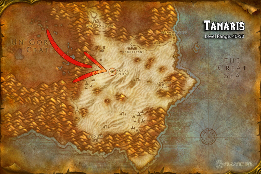 where to find rolling thunder rune in tanaris