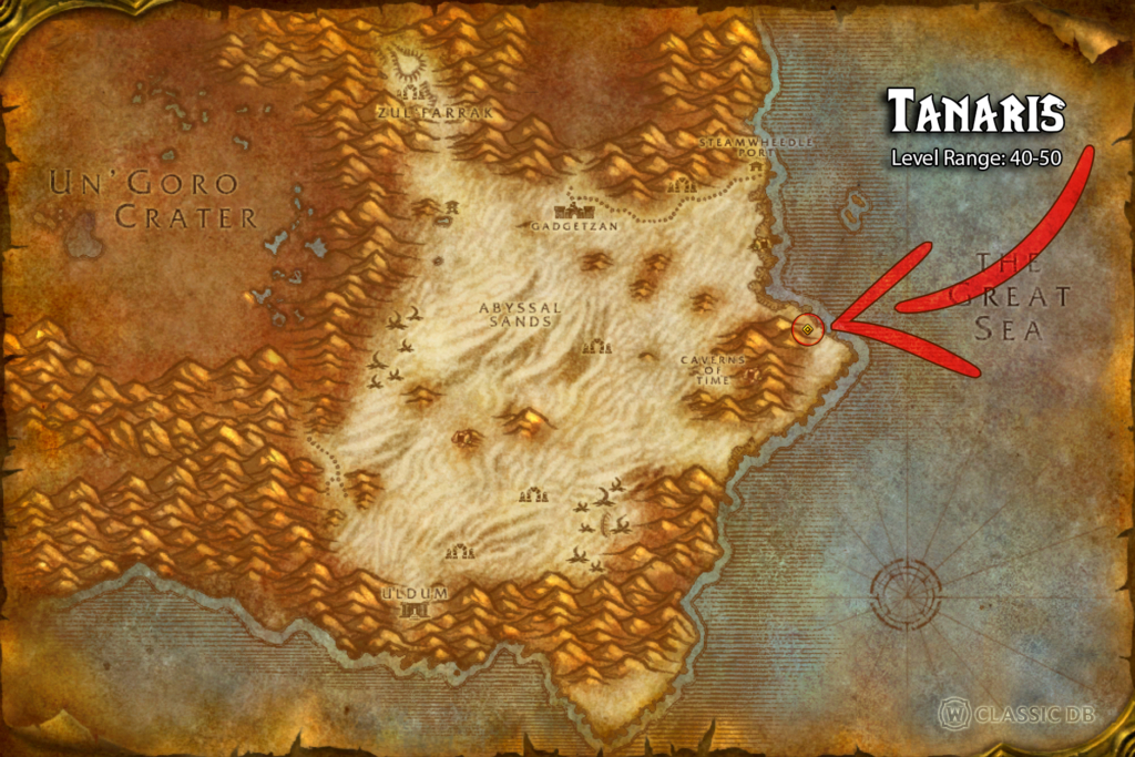 where to find unfair advantage rune in tanaris