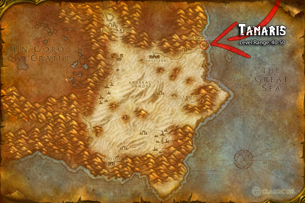 where to find unfair advantage rune in tanaris 2