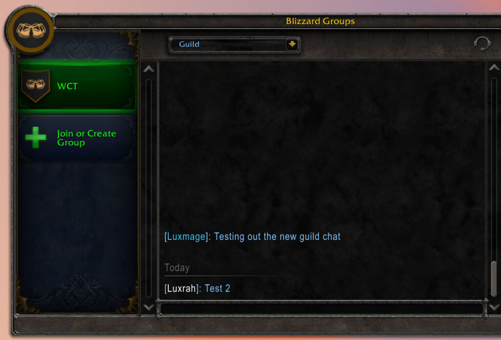 wow classic cataclysm guild chat