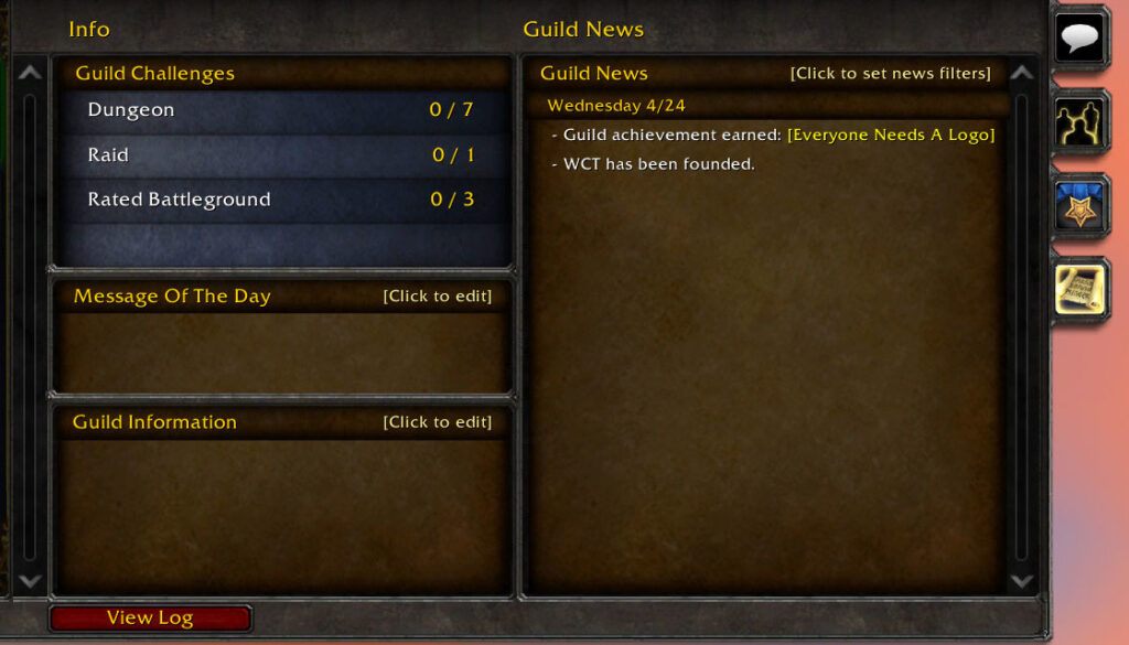 wow classic cataclysm guild info