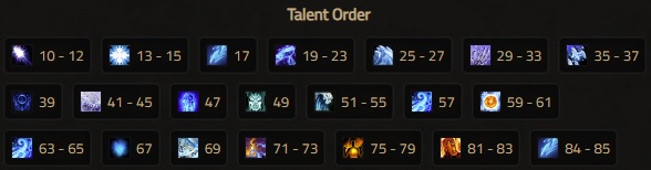 cataclysm frost mage leveling talent order