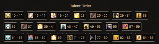 discipline talent order