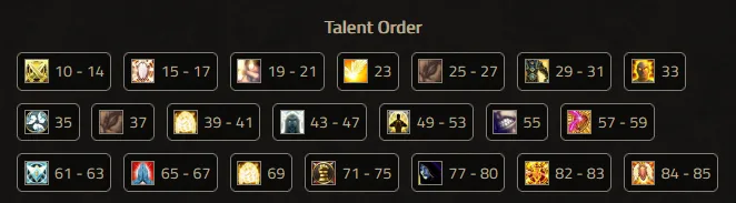 discipline talent order