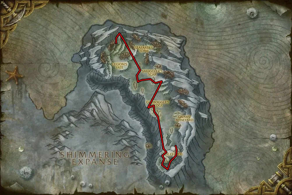azsharas veil kelpthar forest map