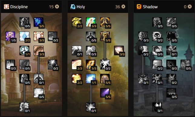 holy priest healer standard build sod phase 4