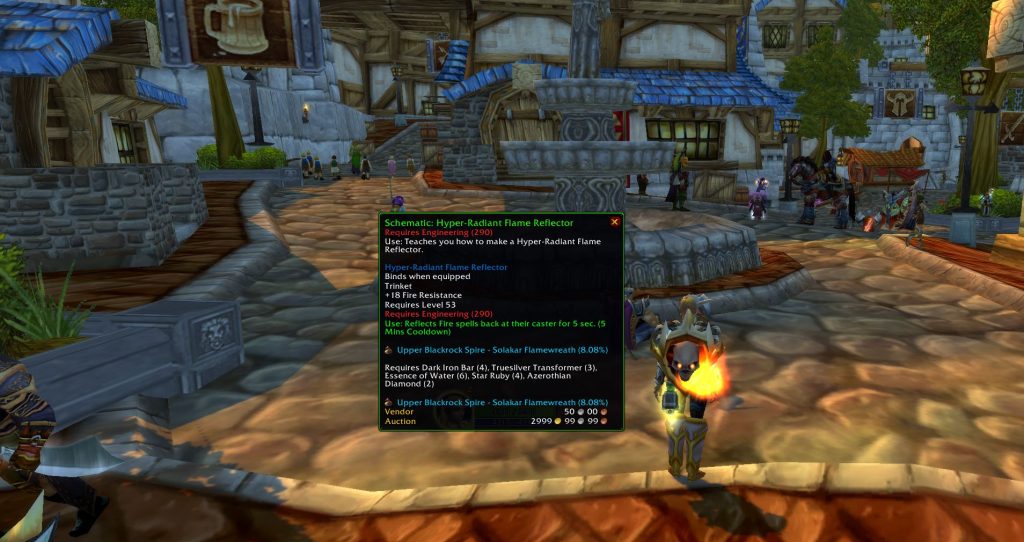 engineering trinket reflectors & how they work in wow classic