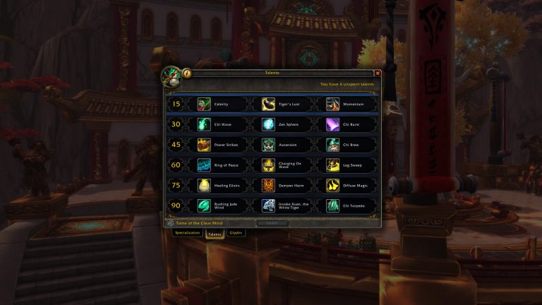 mop talent calculator mists of pandaria classic
