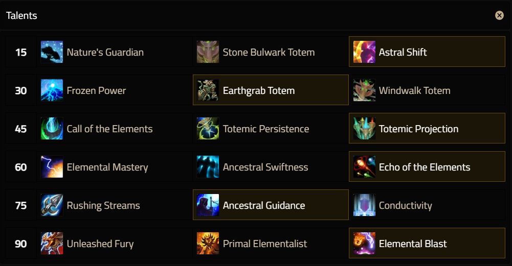 mop elemental shaman echo + ele blast
