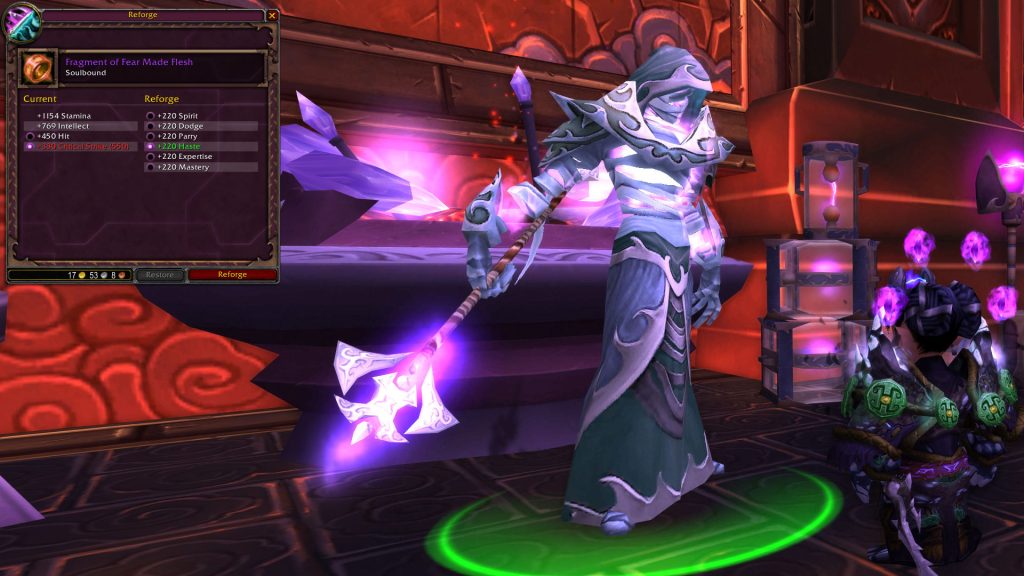 affliction warlock reforging window