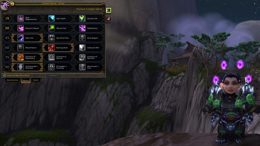 PvE Affliction Warlock Talents, Builds, & Glyphs