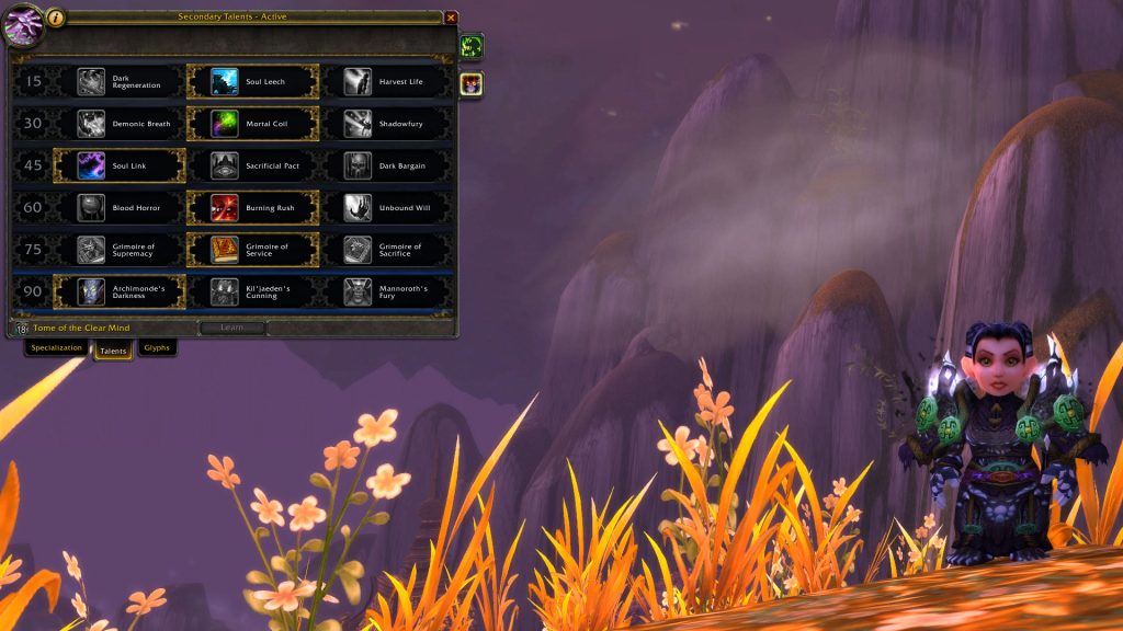 PvE Demonology Warlock Talents, Builds, & Glyphs