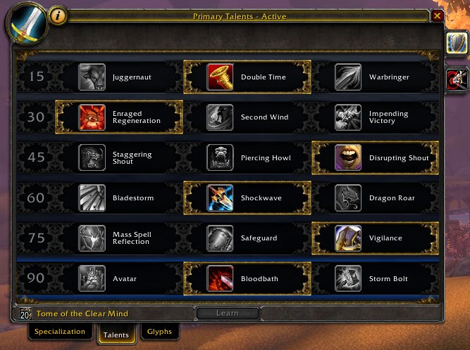 pve protection warrior talent build mop