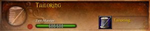 zen master tailoring mists of pandaria professions window